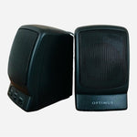 RadioShack Optimus AMX-4 Portable Amplified Speakers Pair Compact Audio System