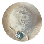Vintage San Diego Hat Co Beige Bucket Hat Women's Sun Hat Polyester Beach NWT