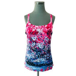 STYLE & CO Womens Cami Top & Duster Set M Illusive Vision Floral Multicolor 2pc