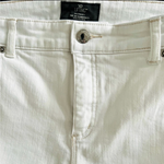 Chico's So Lifting Women's White Cotton Jeans 10 (1.5) Slim Fit Stretch VG