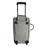 Pierre Cardin Wheeled Duffel Bag Grey Black Rolling Carry-On Travel Luggage