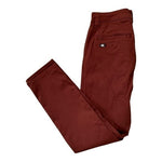 RSQ Seattle Burgundy Red Cotton Spandex Skinny Tapered Flat Front Chino Pants 31