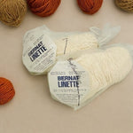 Bernat Linette Vintage Knitting Yarn Beige Cream Wavy Texture 2-Skein Lot NWT
