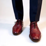 Manistee Brown Leather Lace Up Dress Shoes Mens Size 13 Pre Owned