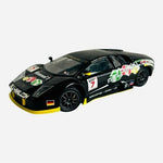 1:24 Lamborghini Murcielago FIA GT Bat Livery Die-Cast Model Opening Doors 7-8"