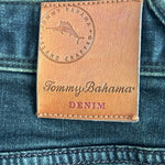 Tommy Bahama Men's Dark Blue Regular Fit Straight Leg Jeans 40x30 Cotton VG