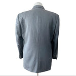 Bosco Uomo Men's Gray Wool Blazer 40R 3-Button 100% Wool $264 Retail EXC