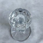 Noble Excellence 24% Lead Crystal Candlesticks 10" Pair Czech Republic Vintage