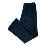 Vintage Wrangler Mens Navy Blue Pants 36/32 Straight Leg Polyester Wrinkle Free