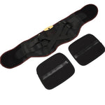 Waist Support Belt XL Black Lumbar Brace Widened Steel Plate Breathable NWOT