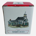 NIB Vintage Liberty Falls House Figurine PIONEER’S CHURCH Collectible Miniature