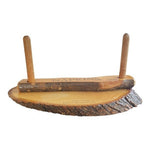 Pocono Mountains Wood Bark Napkins Holder Rustic Farmhouse Organizer 11x6" VG