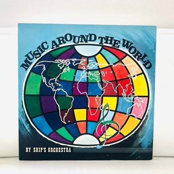 RARE! LP The Ship's Orchestra / Ferruccio Carpenetti - Music Around The World