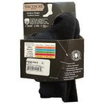 FITS Light Tactical Boot Socks Black Merino Wool Mid-Calf Crew Unisex Sz XL Mens