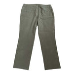 Chico's Women's Olive Darb Cropped Jeans Size 6 (0.5) Mid Rise Stretch Cotton VG
