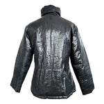 Glossy Ski Jacket HEAD Women’s Black Snow Jacket Zip Front Puffer Size M/L