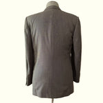 Jhane Barnes Alex Sebastian Men's Brown Gray Blazer 40R 2-Button $299 Retail EXC