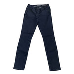 Calvin Klein Womens Dark Blue Curvy Skinny Jeans 8x32 Mid Rise Stretch Denim EXC