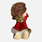 Vintage Heavenly Angel Amulet Mini Resin Figurine 2” Handcrafted Tabletop Angel