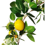 Lemon Garland 6ft Green Yellow Orange Fruit Vine Spring Summer Decor NIP