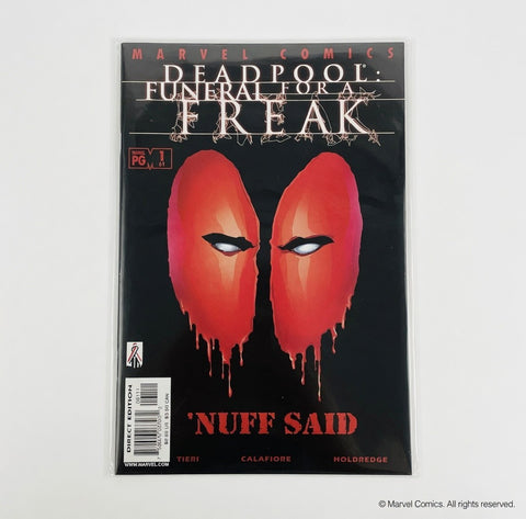 Marvel Comics Deadpool Funeral for a Freak #1 Issue 61 Nuff Said NM New