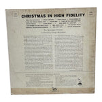George Melachrino Orchestra Christmas In High Fidelity RCA Victor 1955 LP