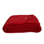 Red Plush Throw Blanket 60x48 Soft Fleece Polyester Couch Bed New