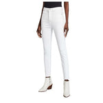 7 For All Mankind Women White Cotton Jeans 29 High Waist Ankle Skinny Stretch VG
