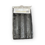 RICHARDS Black Satin Hanging Jewelry Organizer 37 Zippered Pockets Travel Storag
