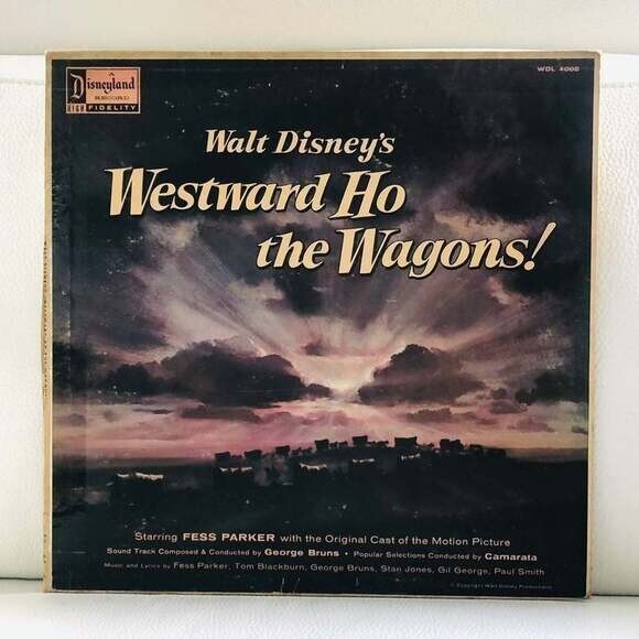 LP George Bruns - Westward Ho The Wagons Vinyl Record