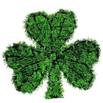 St Patrick's Day Tinsel Clover Shamrock Wall Door Decoration 14"x12" NWOT