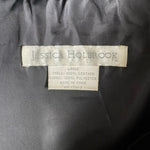 Vintage Jessica Holbrook Women's Black Suede Leather Blazer L Button Up Jacket