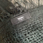 MOSSIMO Women Fringe Scarf Grey Ombre Mesh Shawl Wrap Sarong 82"x30" Beach VG