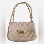 Chiaroscuro Charlotte Pale Pink Leather Shoulder Bag Crossbody Tote Women's G+