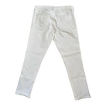 GAP White Girlfriend Jeans Sz 8/29R Cotton Blend Mid Rise Stretch 27" Inseam EXC