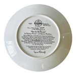 Knowles Ann by the Terrace Plate 1986 Marsten Mandrajji 8.5" Limited Edition