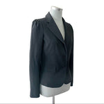 New York & Company Women's Black Stretch Blazer 6 Two Button Jacket NWT