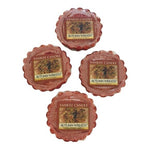 YANKEE CANDLE Autumn Wreath Wax Tart Melts 4-Pack Cinnamon Apple Fall Scent NIP