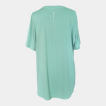 Blingfit UV Protection Oversized Short Sleeve T-shirt Top Sage Green Sz XXL NWT