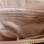 Bebe Natalie Dusty Pink Croco Faux Leather Satchel Tote Bag NWT