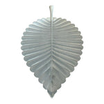Reed & Barton Elm Leaf Platter Arbor Collection Silver Metal Tray 10.75x6.5 VG