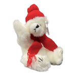 TY Attic Treasures Peppermint White Polar Bear 9.5" 1993 Holiday Collection NWT
