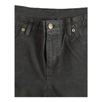 Chico's Women's Dark Gray Ankle Jeans 1 (8) Mid Rise Stretch Cotton Blend EXC