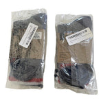 2 Pair MADEHERE Main Street Crew Heather Grey Red White Blue Cotton Unisex Socks