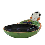 Vintage Sonoma Home Goods Halloween Round Bowl 5.5" Hand-Painted Pottery EXC