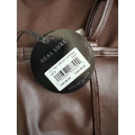 Offline by Aerie Real Luxe Brown PU Leather Jumpsuit S/M Sleeveless NWT