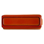 Le Creuset Cast Iron Terrine Casserole Baker Orange 1.5 Qt Pot France Vintage