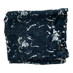 GUESS Minuka Blue White Floral Print 100% Cotton Sarong Wrap Scarf Coverup 76x44