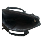 INCASE Black Canvas Laptop Briefcase Messenger Bag 14" Adjustable Strap Unisex