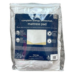 AllerEase Complete Allergy Protection Mattress Pad Twin White Cotton Quilted NIP
